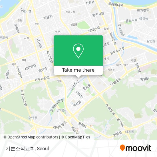 기쁜소식교회 map