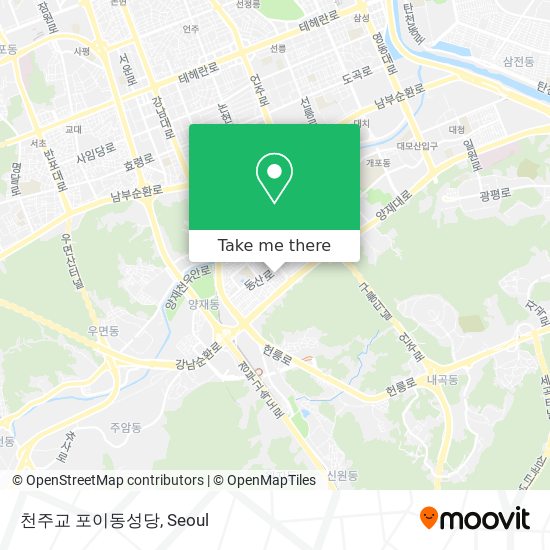 천주교 포이동성당 map