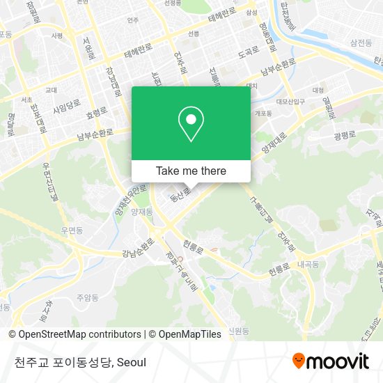 천주교 포이동성당 map