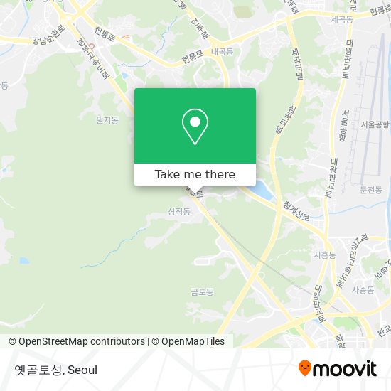 옛골토성 map