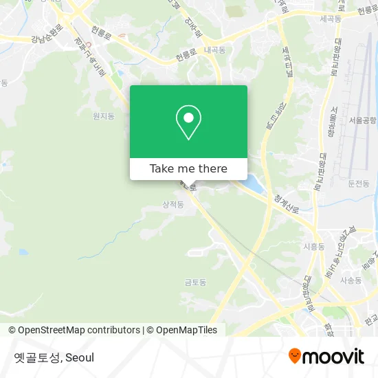 옛골토성 map