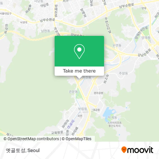 옛골토성 map