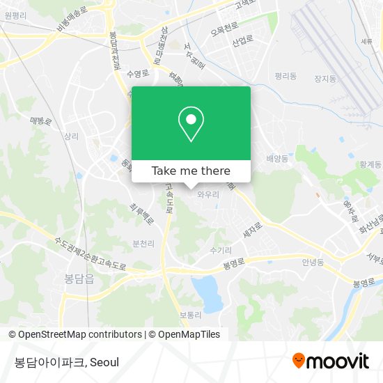 봉담아이파크 map