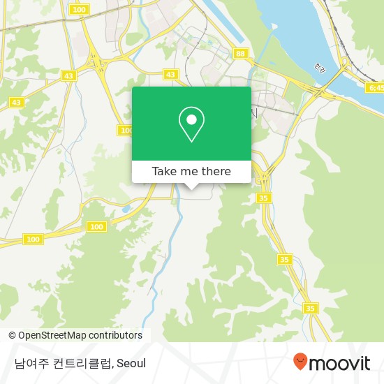 남여주 컨트리클럽 map