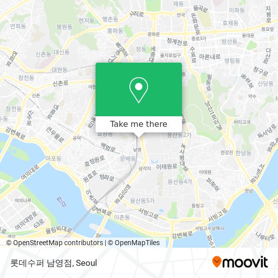 롯데수퍼 남영점 map