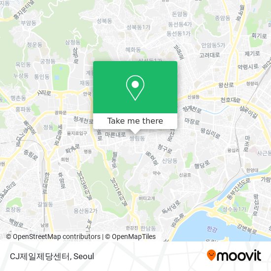 CJ제일제당센터 map