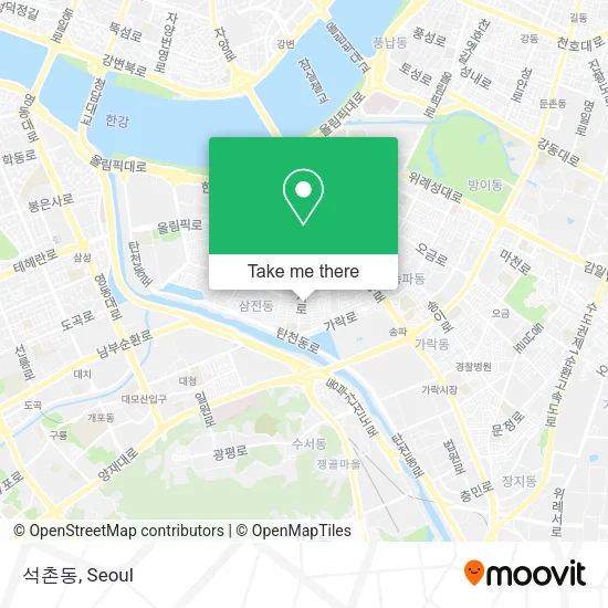 석촌동 map