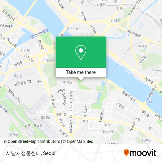 서남재생물센터 map