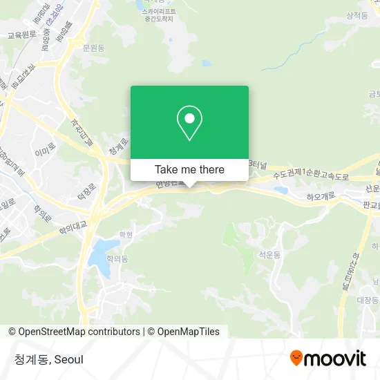 청계동 map