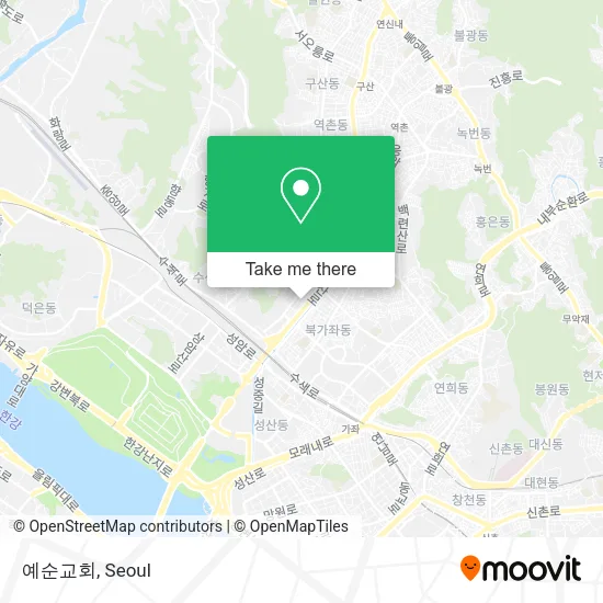 예순교회 map
