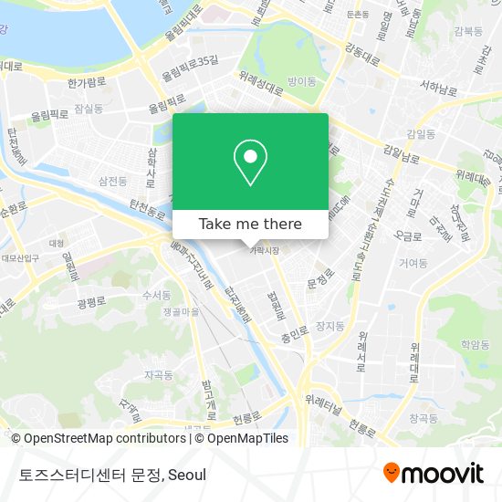 토즈스터디센터 문정 map