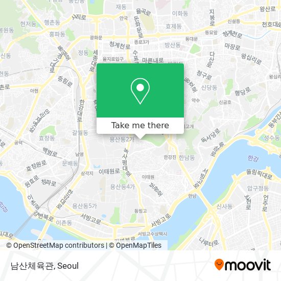 남산체육관 map