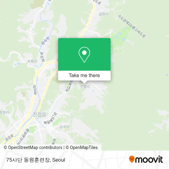 75사단 동원훈련장 map