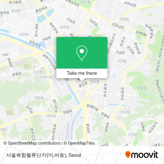 서울복합물류단지(마,바동) map