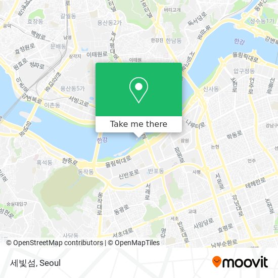 세빛섬 map