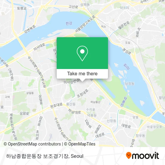 하남종합운동장 보조경기장 map