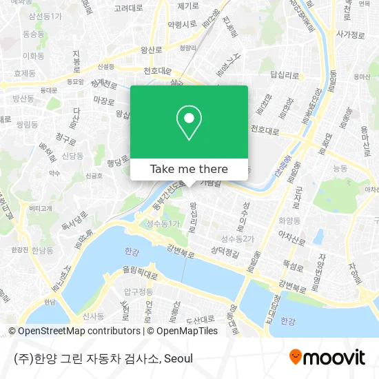 (주)한양 그린 자동차 검사소 map