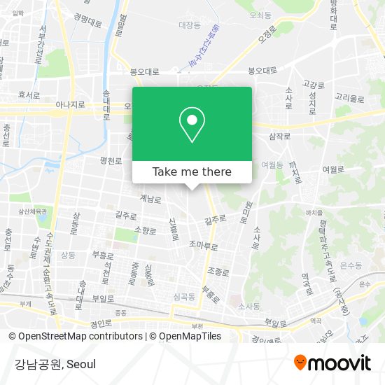 강남공원 map