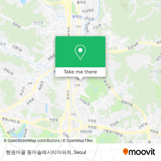 행원마을 동아솔레시티아파트 map