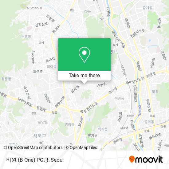 비원 (B One) PC방 map