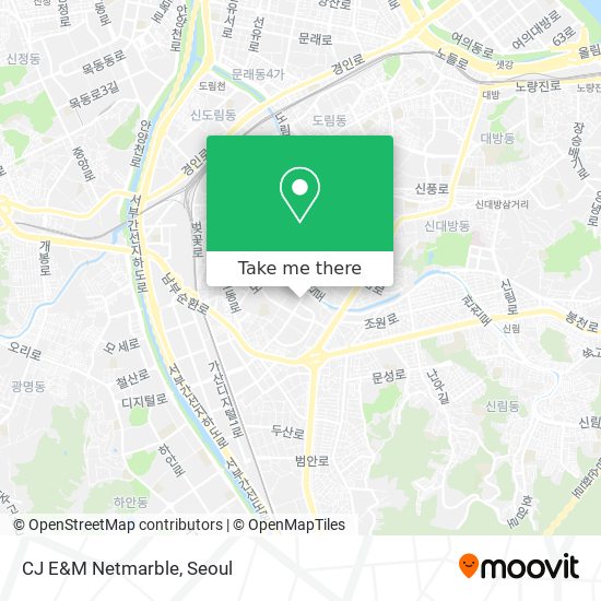 CJ E&M Netmarble map