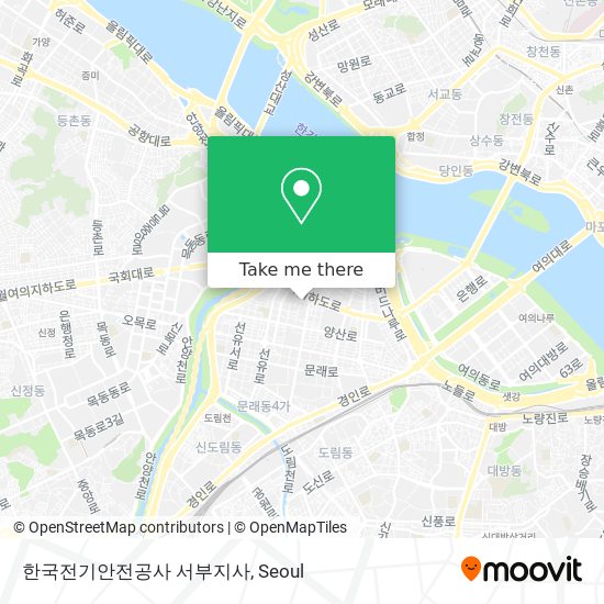 한국전기안전공사 서부지사 map