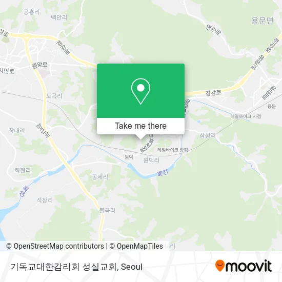 기독교대한감리회 성실교회 map