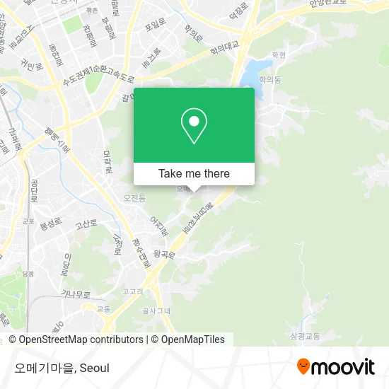 오메기마을 map