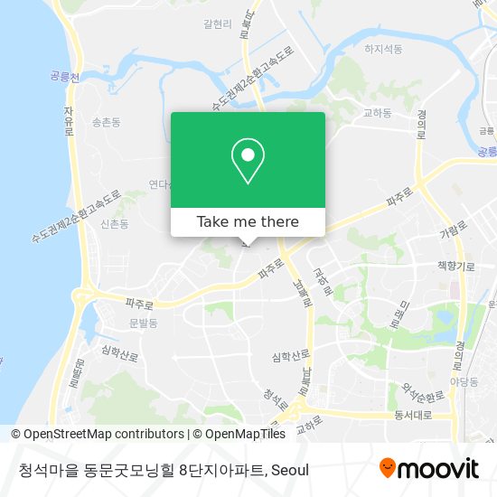 청석마을 동문굿모닝힐 8단지아파트 map