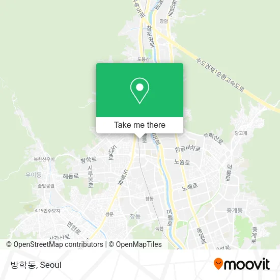 방학동 map