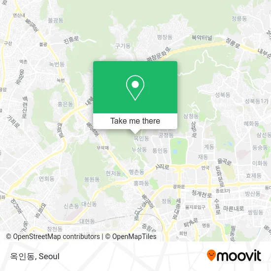 옥인동 map