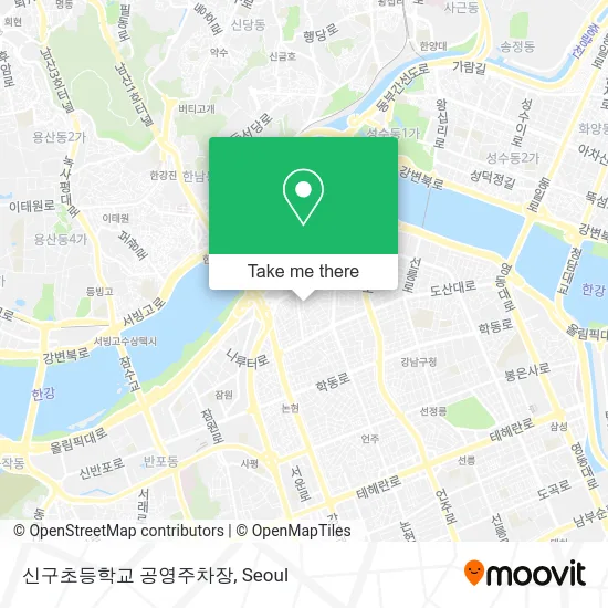 신구초등학교 공영주차장 map