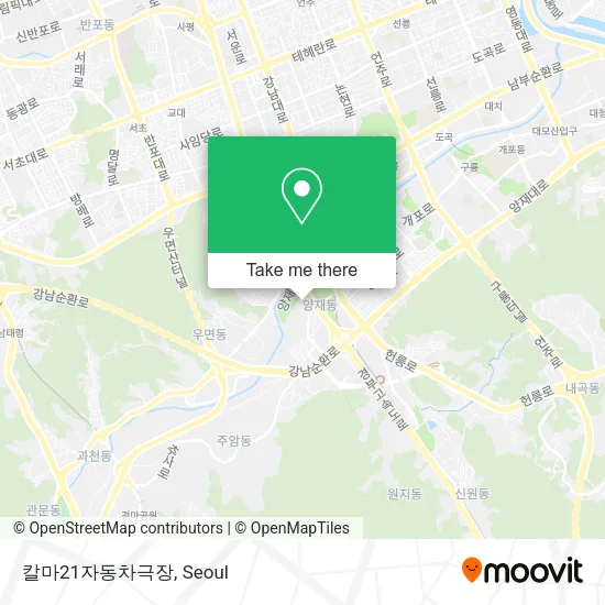 칼마21자동차극장 map