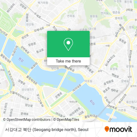 서강대교 북단 (Seogang bridge north) map