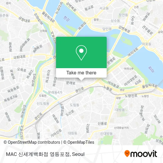 MAC 신세계백화점 영등포점 map