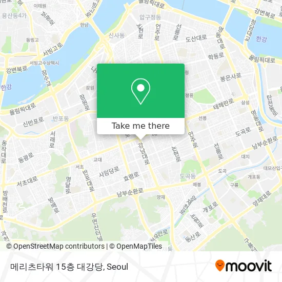 메리츠타워 15층 대강당 map