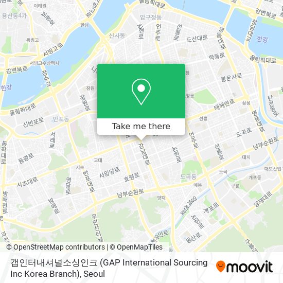 갭인터내셔널소싱인크 (GAP International Sourcing Inc Korea Branch) map