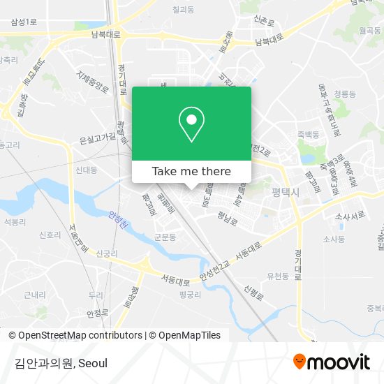 김안과의원 map