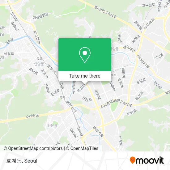 호계동 map