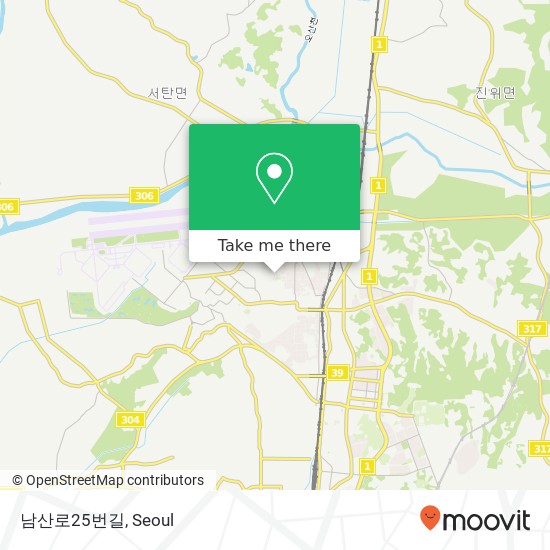 남산로25번길 map