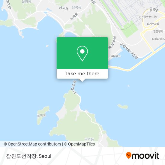 잠진도선착장 map