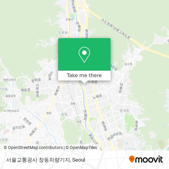 서울교통공사 창동차량기지 map