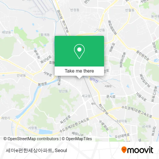 세마e편한세상아파트 map