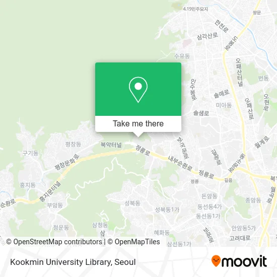 Kookmin University Library map