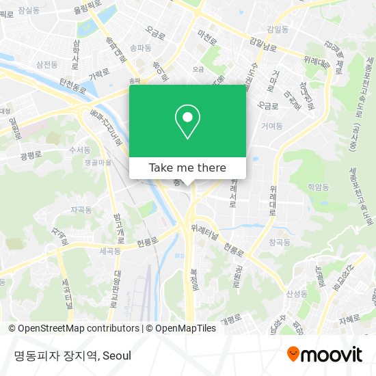 명동피자 장지역 map