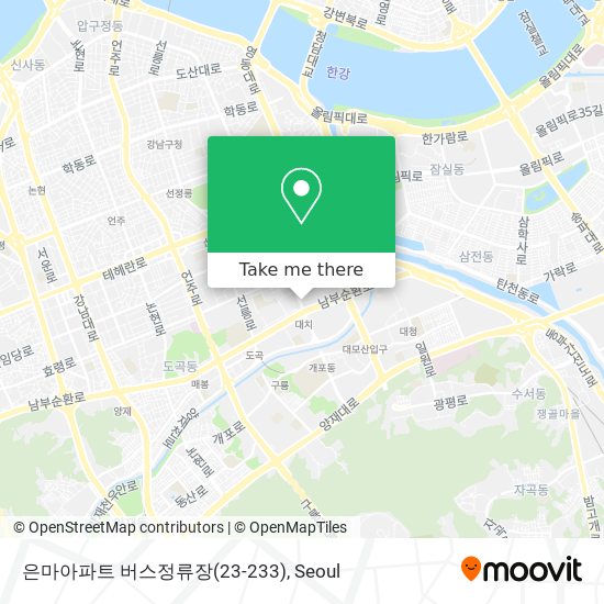 은마아파트 버스정류장(23-233) map