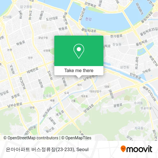 은마아파트 버스정류장(23-233) map