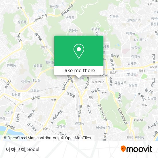 이화교회 map