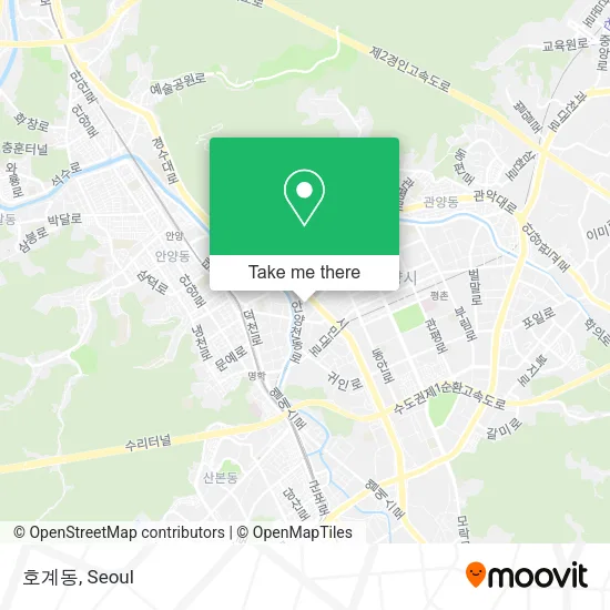 호계동 map
