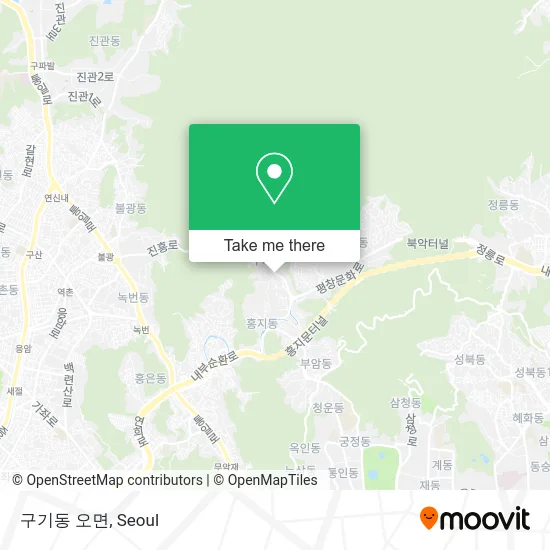 구기동 오면 map